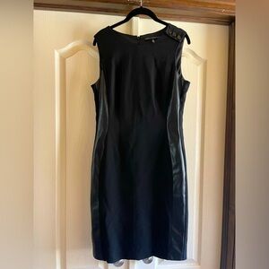WHBM Stretchy Black Sheath Dress